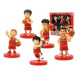Lujex Genuine Slam Dunk RUKAWA KAEDE Sakuragi Hanamichi Figures Set of 5pcs