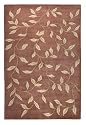 Hand-knotted Andros Salmon/Gold Wool Rug AN09 (3'6" x 5'6")