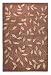 Hand-knotted Andros Salmon/Gold Wool Rug AN09 (3'6" x 5'6")
