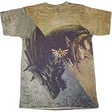 NintendoLegendofZeldaTwilightPrincessLinkandWolfMensPhotoSheerT-Shirt