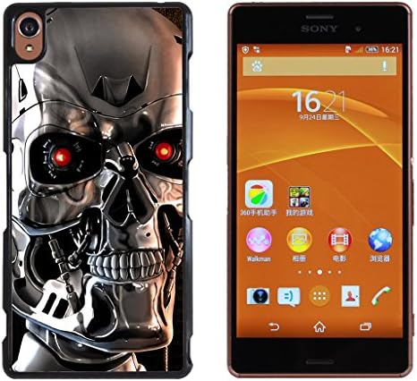 Skull Devil Diablo Hard Plastic and Aluminum Back Case For Sony Xperia Z3