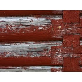 Wooden and Weathered Window Blinds Photographic Poster Print, 16x12