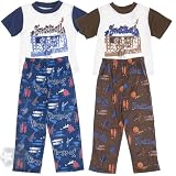 Streetball Set of Two Pajamas for Toddlers and Boys