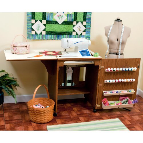 Arrow Cabinet 98500 Sewnatra Sewing Cabinet, Oak On Sale