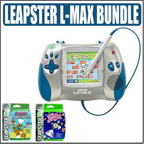 51Z5jW3evIL Leapfrog Leapster L Max Arcade with Scooby Doo and Arcade Number Raiders Educational Game