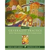 generalist practice with organizations and communities