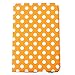 HDE iPad Mini 2 Rotating Case Magnetic Leather Cover Folding Stand for Apple iPad Mini 1/2/3 Retina (Orange Polka Dot)
