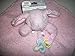 Blankets and Beyond Baby Girls Pink Fuzzy and Soft Nunu w/ Pacifier Holder