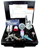 2 DeVILBISS HVLP Auto Paint SPRAY GUNS GTI-620G & SRI-W