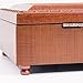 Cottage Garden Niece Woodgrain Traditional Music Box Plays Light Up My Life