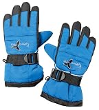 Kangaroo Poo Junior Ski Gloves Black/Royal