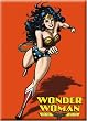 Wonder Woman Red Background Refrigerator Magnet
