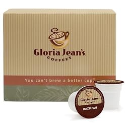 Gloria Jean's Coffees, Hazelnut Coffee for Keurig Brewers, 24-Count K-Cups (Pack of 2)
