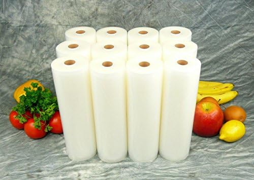 12 - Large 11"X50' FoodFreshing 4mil Rolls for Vacuum Sealer Commercial Grade Vacuum Food Saver Bags