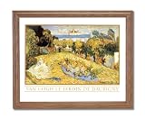 Vincent Van Gogh Old French Landscape Home Decor Wall Picture Oak Framed Art Print