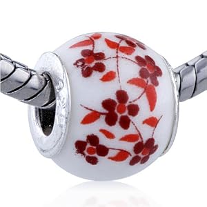 Buy Pandora Style Charm Bead Murano Lampwork Glass (fits Troll Chamilia Too) by Pugster