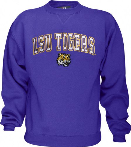 Buy LSU Tigers Automatic Fleece Crewneck Sweatshirt