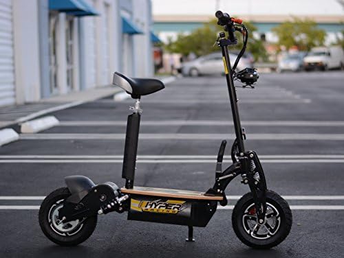 2015 Hyper Racing 1600 Watt 48v Electric Scooter (Black) Sold By Hypertoyz