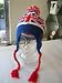 Union Jack Flag Pilot Bomber CAP Ski Hat with EAR Flaps
