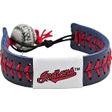 MLB Cleveland Indians Script Logo Classic Baseball Bracelet