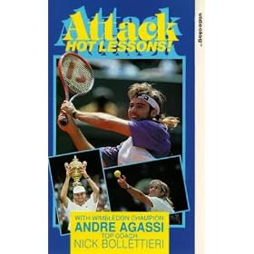 Attack - Hot Lessons With Wimbledon Champion Andre Agassi / Top Coach Nick Bollettieri [VHS] [1992]