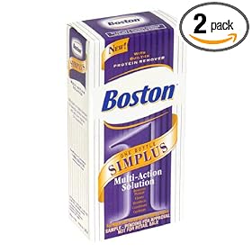 Boston One Bottles Simplus Multi-Action Solution for Rigid Gas Permeable Contact Lenses, 3.5-Ounce Bottles (Pack of 2)
