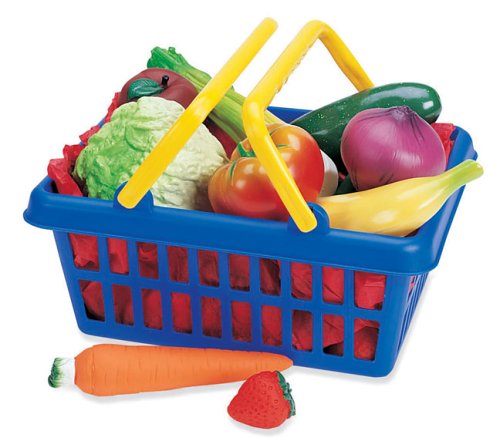 Childrens Toyshop  Toys : Pretend & Play Fruit & Veg Basket