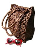 Clearance! Straw Daisy Shopper Bag