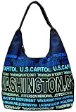 Washington DC Tote Bag - Blue, Washington DC Tote Bags, D.C. Souvenirs