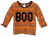 Love U Lots Baby-Girls Infant Ruffle Boo Multistripe Tee