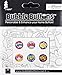 Bubble Buttons The Original Home Button Sticker Comics Pack of 6 iPad/iPhone/iPod