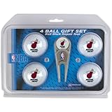 IMAGE OF Mcarthur Sports Miami Heat Golf Ball And Divot Tool Gift Set