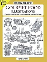 Ready-to-Use Gourmet Food Illustrations (Dover Clip-Art Series)