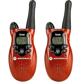 MOTOROLA TALKABOUT T5700 Two-Way Radio AA Alkaline Double Pack Rosewood