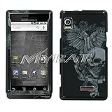 SnapOn Protector Case Phone Cover for Motorola Droid A855 - Skull Wing