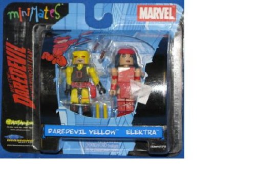  Marvel Minimates Daredevil Yellow & Electra Figures