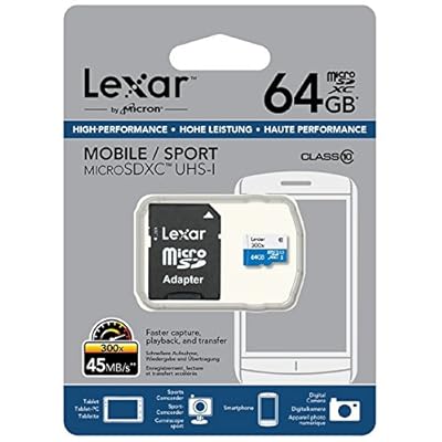 Lexar High Performance MicroSD 32GB 300X High Speed Class 10 Memory Card