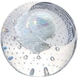 Ice Dwarf Pluto Inspired Hand Blown Glass Paperweight