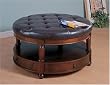 Large Leather-like Storage Ottoman By Coaster Furniture