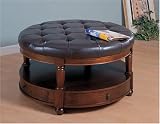 Large Leather-like Storage Ottoman By Coaster Furniture