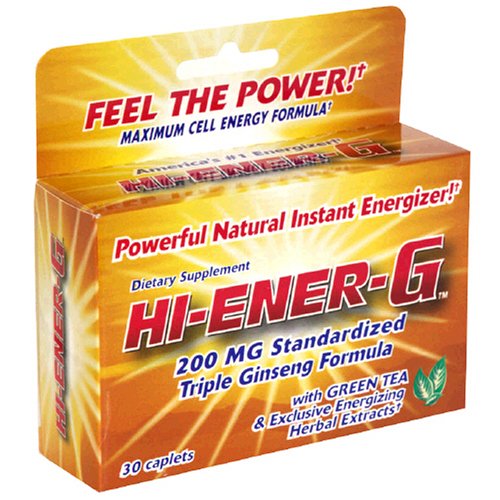 HealthPersonalCare: Windmill Health Products Hi Ener G Triple Ginseng Supplement Caplets, 200 mg, 30 Count Boxes  Pack of 3 