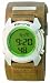 Kahuna 252-5502G Mens Green Digital Dial Brown Strap Watch