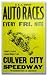 1952 Culver City Speedway Poster Print