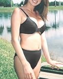 Vixxen Underwire Bikini with Full Bottom small Solid