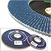 Neiko 4-1/2" Diameter; 7/8" Arbor; 100 Grit; Zirconia Flap Disc