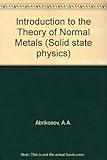 Introduction to the theory of normal metals