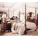 Carriage House Broken Pediment Rice Bedroom Set by Kincaid