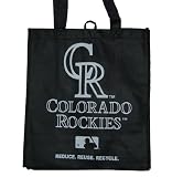 New Eco Friendly Reduce Reuse Recycle MLB Colorado Rockies Tote Bag - (GTTOTE-082)