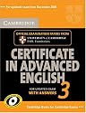 Cambridge Certificate in Advanced English, With Answers: Official Examination Papers from University of Cambridge ESOL Examinations