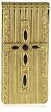 The Vatican Library Collection Gold-Tone & Onyx ColoredCross Money Clip